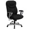 Emma and Oliver 400 lb. Big & Tall High Back Ergonomic Office Chair, Silver Adjustable Arms